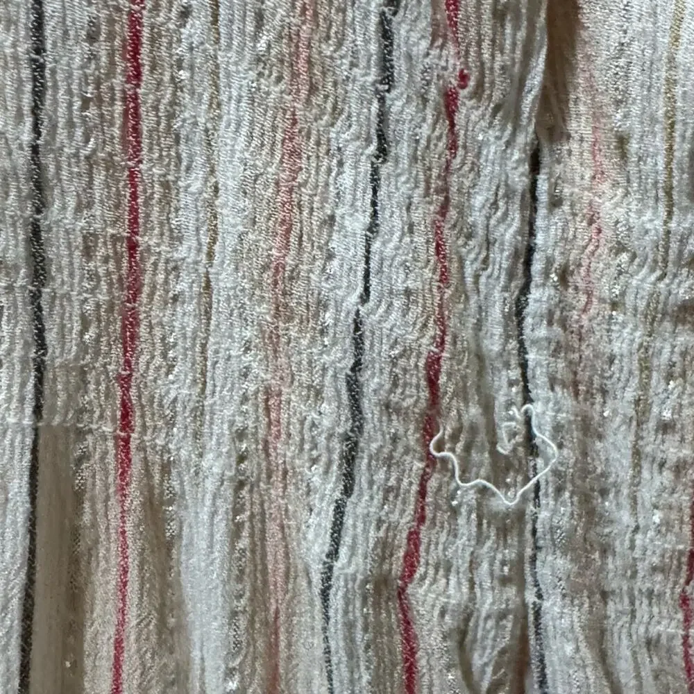 BECCA by Rebecca Virtue Endless Summer Metallic Stripe Dress Cover-Up Size M - Picture 6 of 7